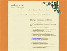 Tablet Screenshot of andreahaas.com